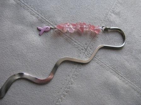 Pink Breast Cancer Awareness Bookmark