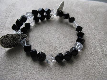 Live Now, Think Big Light and Dark Recovery Bracelet