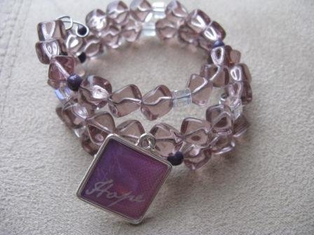 Lavender HOPE Recovery Bracelet