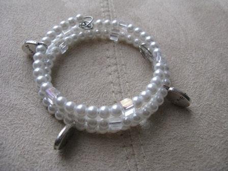 Trust, Believe, Love White Recovery Bracelet