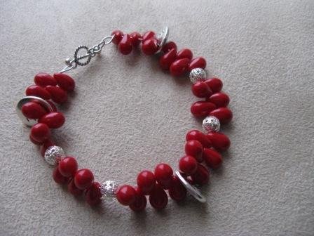BE HERE NOW Red Recovery Bracelet