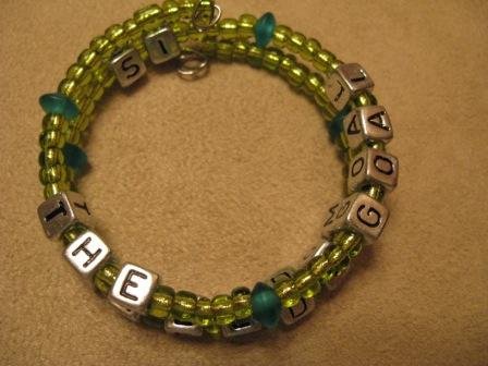 "The Goal Is Freedom" Recovery Bracelet