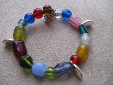 Live, Laugh, Love Rainbow Recovery Bracelet