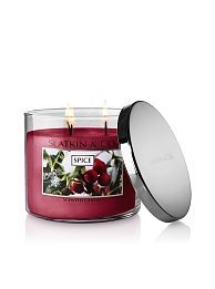 Bath & Body Works Slatkin & Co. 14.5 Oz Three Wick Scented Filled Candle - Spice