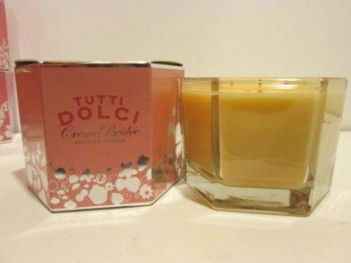 Bath and Body Works Tutti Dolci Scented Candle 8.5 Oz - Creme Brulee