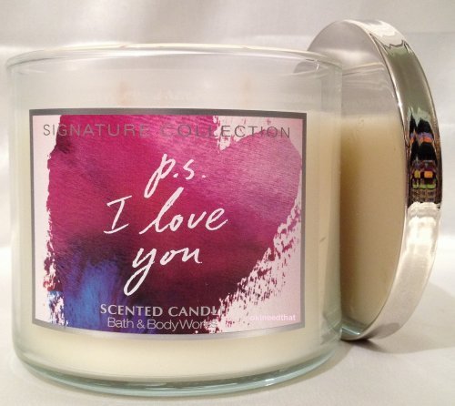 Bath and Body Works Signature Collection P.s I Love You Scented Candle