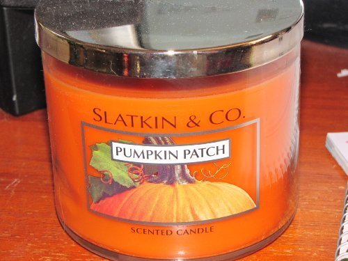 Slatkin & Co. Pumpkin Patch Scented Candle 3-Wick 14.5 oz Bath & Body Works