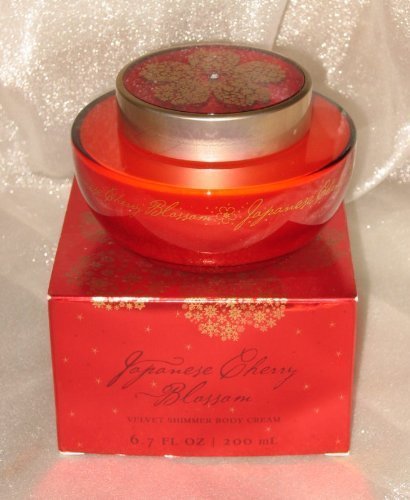 Japanese Cherry Blossom Velvet Shimmer Body Cream Limited Edition