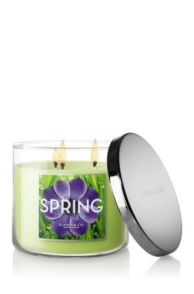 Slatkin and Co. Spring Three Wick 14.5 Oz. Scented Candle - Bath & Body Works
