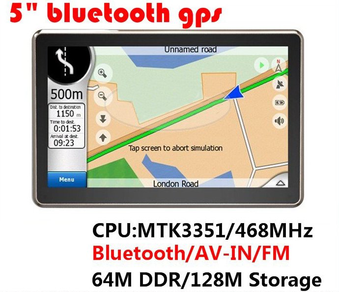 5 Inch Gps Navigation System 5656