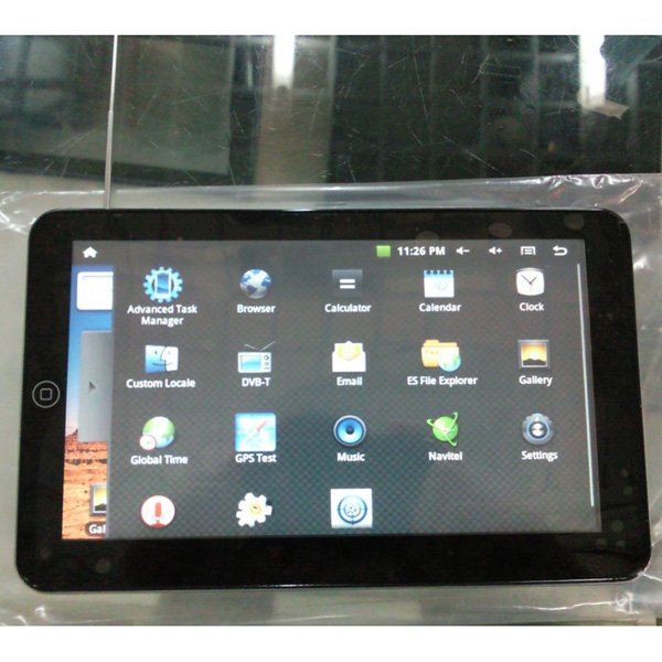 7 Inch Android 2.1 Tablet PC with GPS Navigation System, DVB-T TV + Maps for Europe