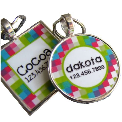 Pixels Custom Graphic Pet ID Tag
