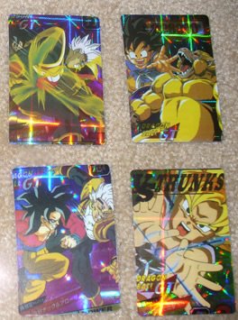 Dragonball Dragon Ball Z GT Prism Sticker Cards 4