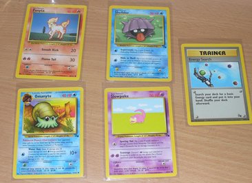 Pokemon Trading Card Cards 1999 Ponyta Slowpoke 5