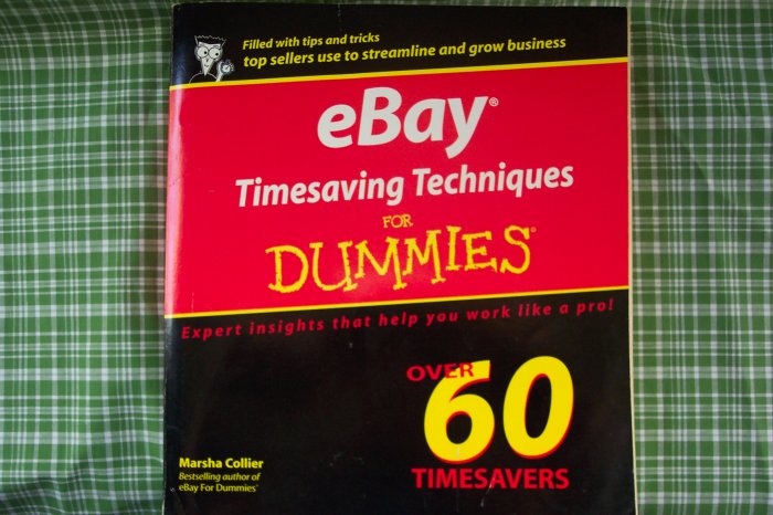 eBay Timesaving Techniques for Dummies, by: Marsha Collier