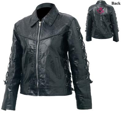 M Ladies' Buffalo Leather Jacket