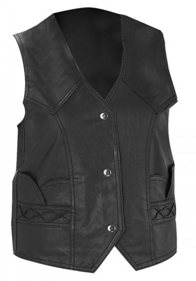 LG Ladies Solid Leather Vest