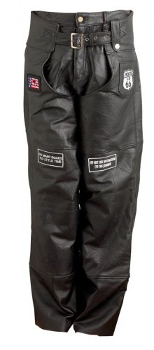 XL Cowhide Motorcicle Chaps