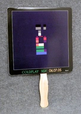 Coachella 2005 Fan COLDPLAY Chemical Brothers COLLECTOR