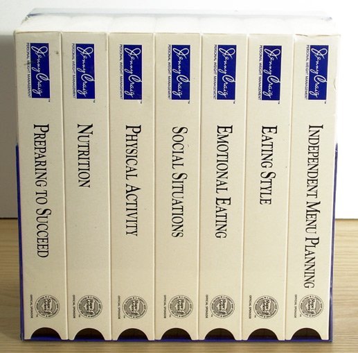 JENNY CRAIG Personal Weight Management 7 VHS Video Set