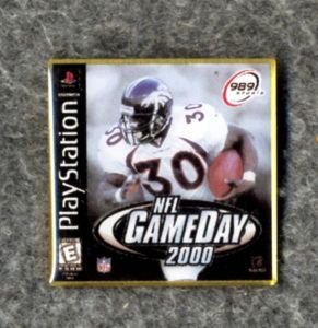 Sony PlayStation NFL GameDay 2000 Collector Pin 989 SPORTS Free Shipping