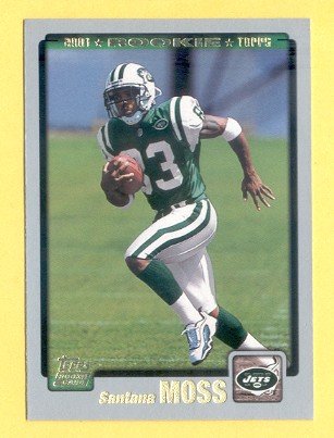 2001 Topps Santana Moss RC Redskins