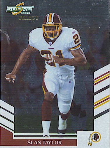 2007 Score Select Sean Taylor Redskins