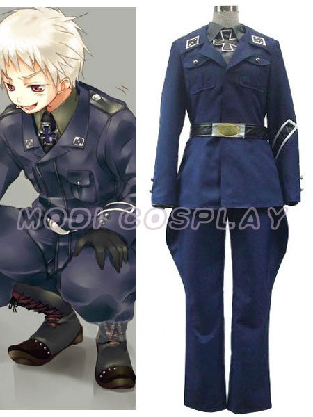 Axis Powers Hetalia Prussia Cosplay Costume,all size