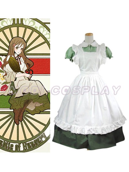 Axis Powers Hetalia Maid Hungary Cosplay Costume