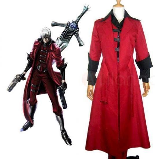 Devil May Cry Dante Cosplay Costume , all size
