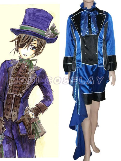 Black Butler Costume Kuroshitsuji Ciel Cosplay Costume