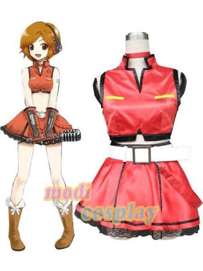 Vocaloid2 Meiko Anime Cosplay Costume,all size