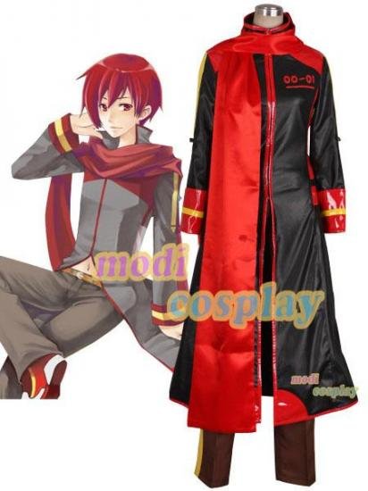 Vocaloid Akaito Anime Cosplay Costume, all size
