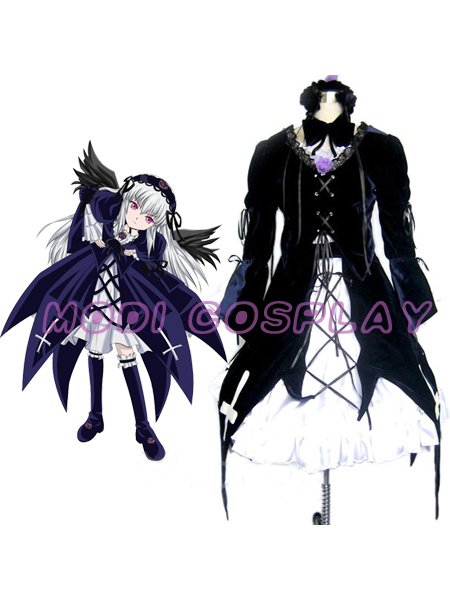 Rozen Maiden Mercury Lamp Lolita Dress Cosplay Costume