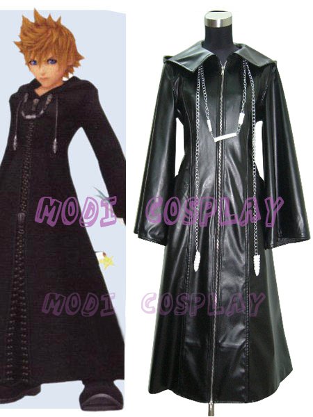 Kingdom Hearts Organization XIII Roxas Cosplay Costume