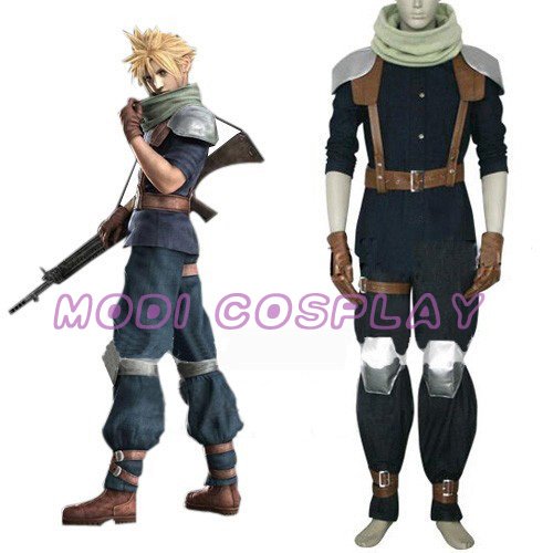 Final Fantasy VII Crisis Core Cloud Strife Cosplay NEW