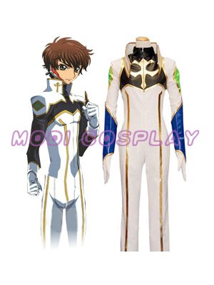 Code Geass R2 "Suzaku" pilot cosplay costume