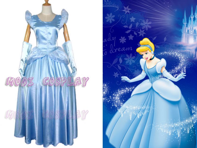 disney Anime cinderella princess cosplay costume