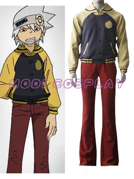 Soul Eater Evans Anime Cosplay Costume,all size