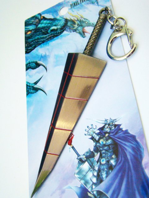 Final Fantasy Game Anime Sword Keychain High Quanlity F02-3 -