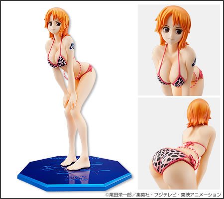 MegaHouse One Piece POP Limited Edition Nami Pink Ver. Figure