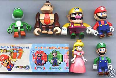 Nintendo Mario Kubrick Gashspon Figure Full Set of 6