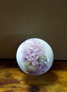 VIOLET cabinet knobs drawer pulls set of six