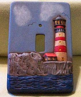 LIGHTHOUSE SINGLE SWITCH PLATE COVER