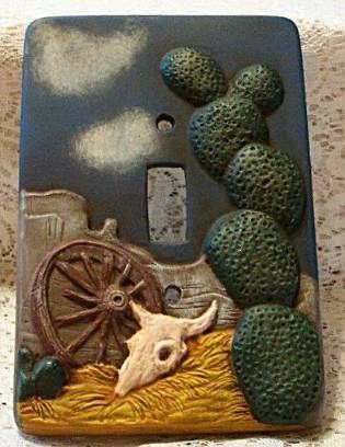 SOUTHWEST SINGLE SWITCHPLATE COVER CACTUS