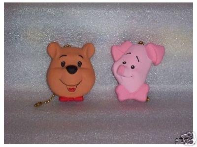 WINNIE THE POOH AND PIGLET ceiling fan pulls new Full 3-D design
