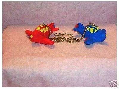 Airplane ceiling fan pulls set (2) NIP full 3-D PLANES