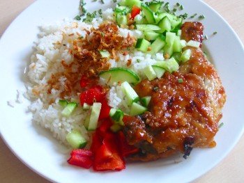 Nasi Lemak Ayam Sambal