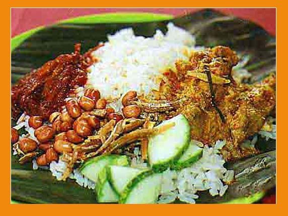 Nasi Lemak Ayam Rendang