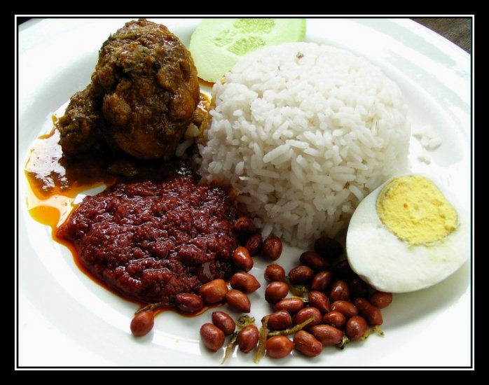 Nasi Lemak Daging Lembu